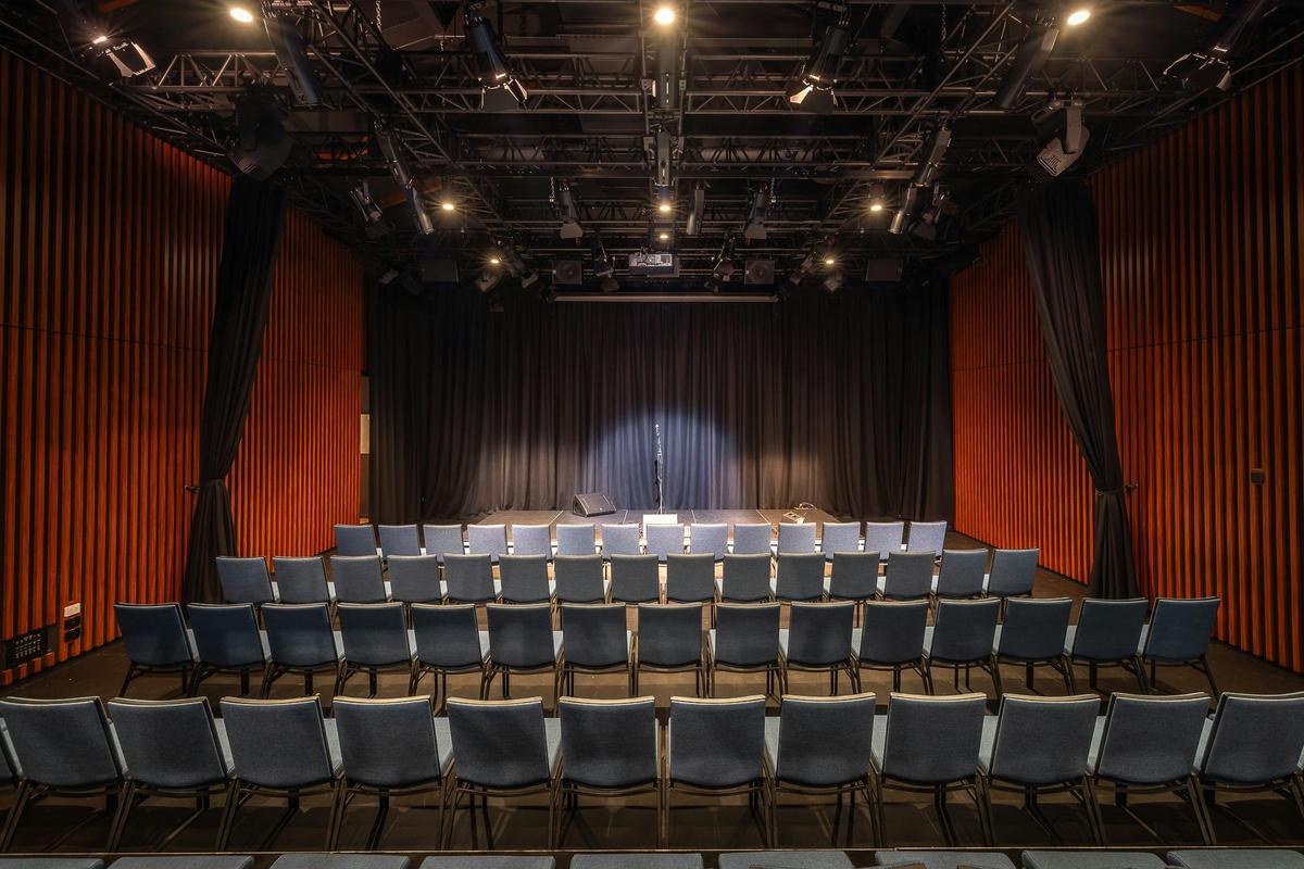 Headland Theatre seats up to 100 people - full lighting, sound, projection technical facilities