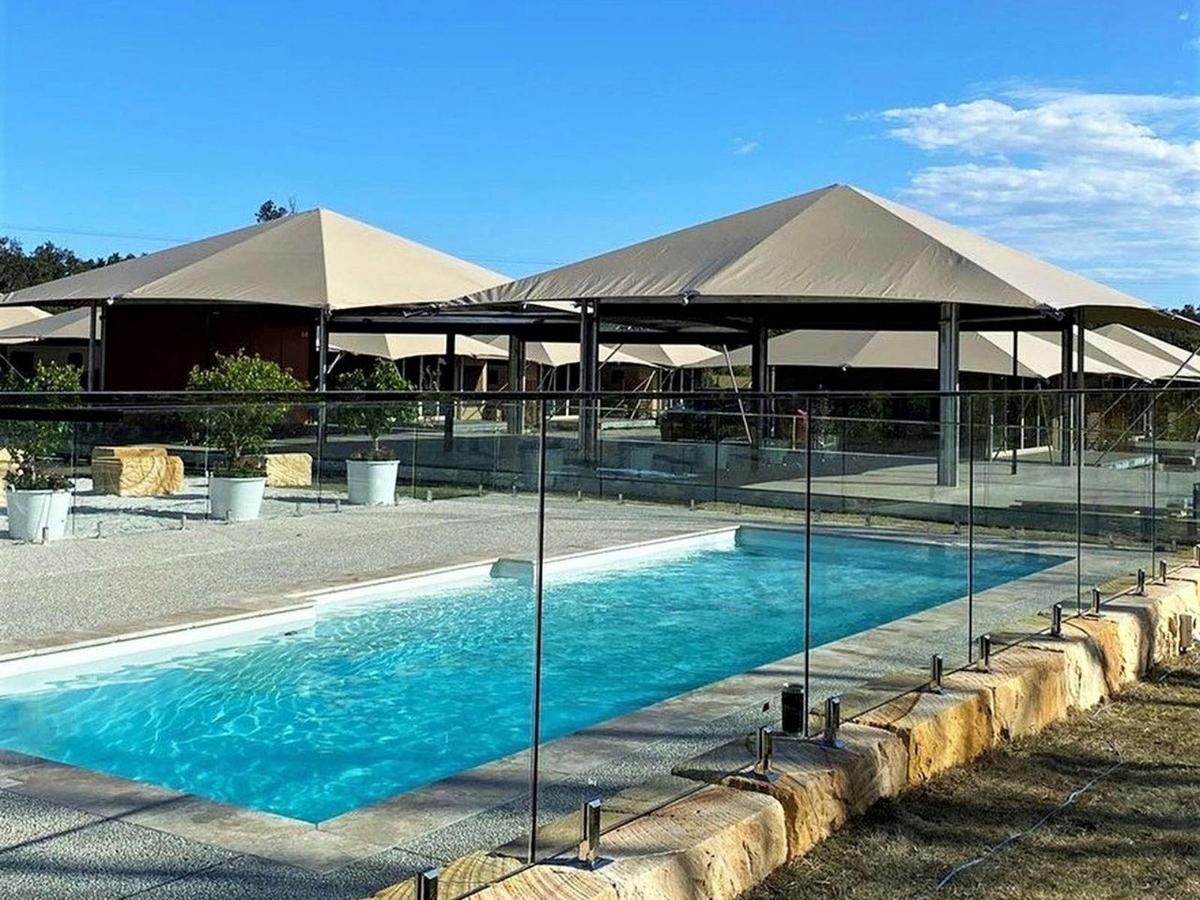 Crowdy Bay Eco Resort poolside