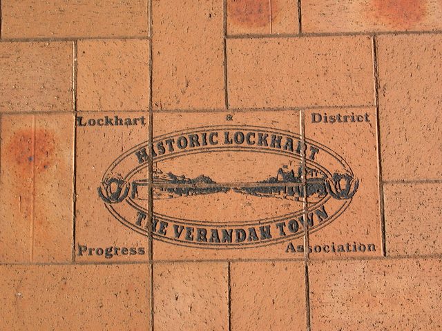 Lockhart Historic Etched Pavers