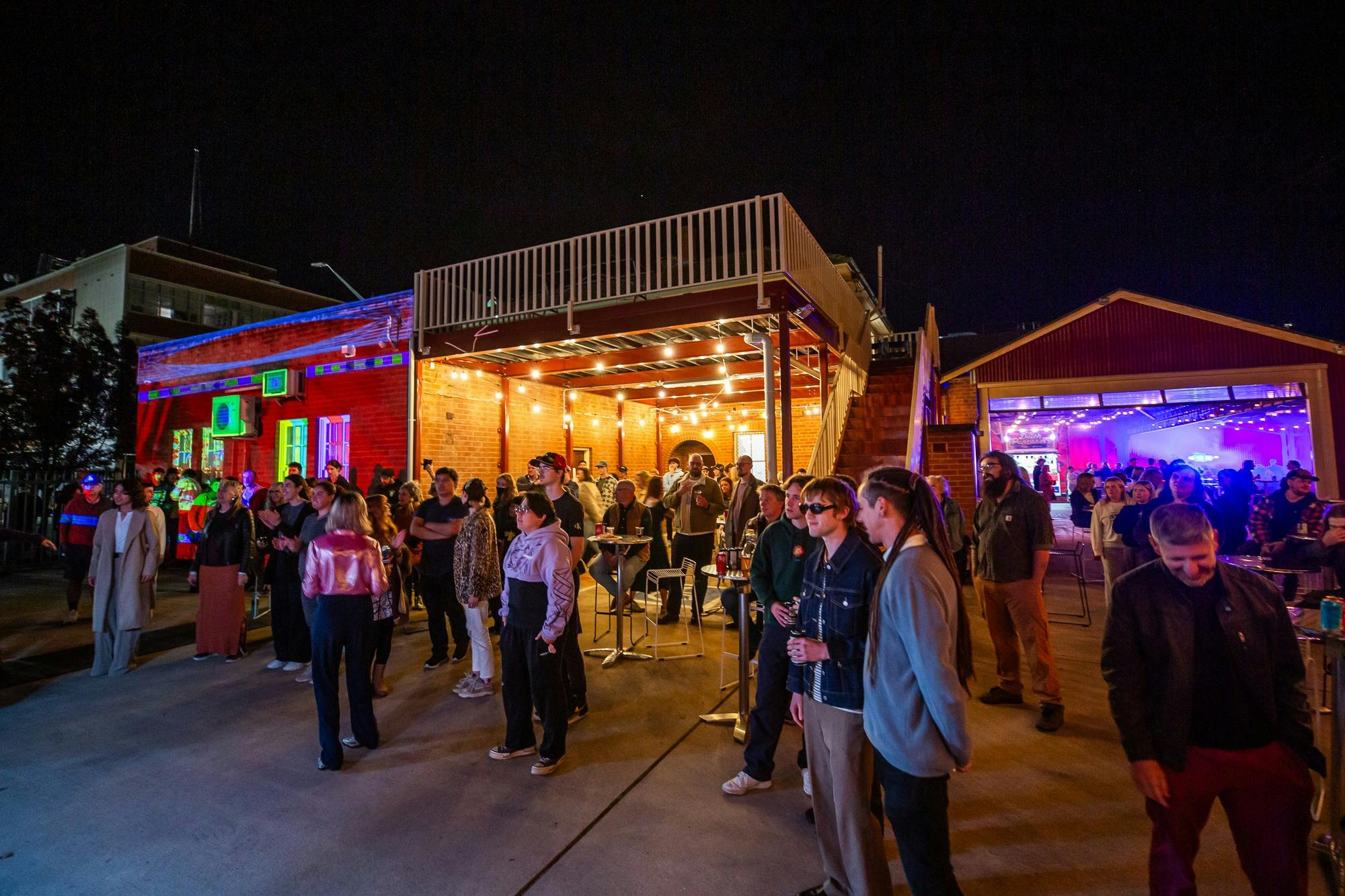 Station Creative Workspace Outdoor Event Area.
