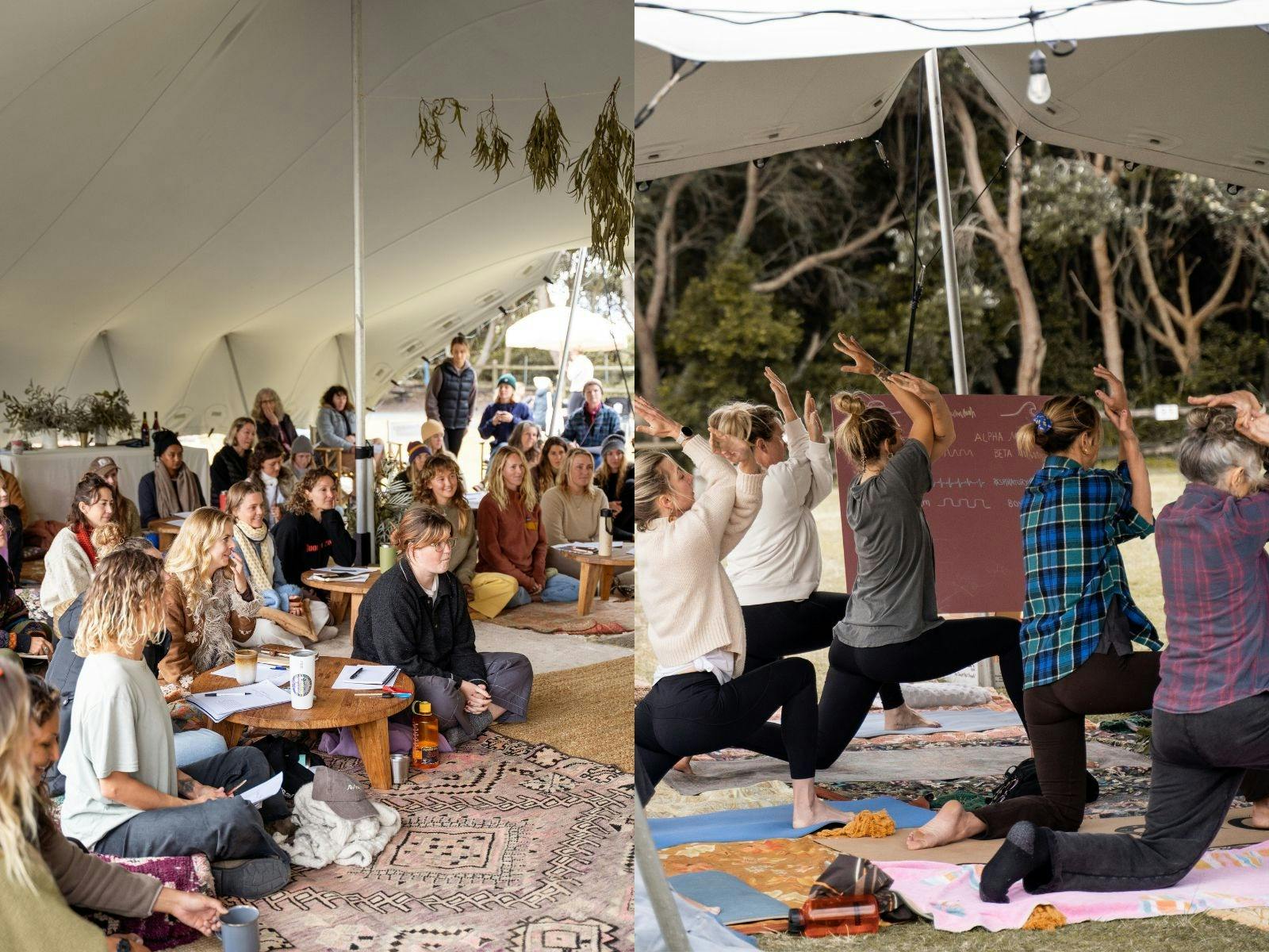 Surfers for Climate water women campout