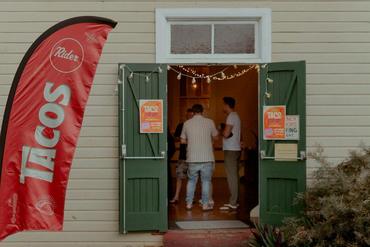 Rider Taco Pop Up