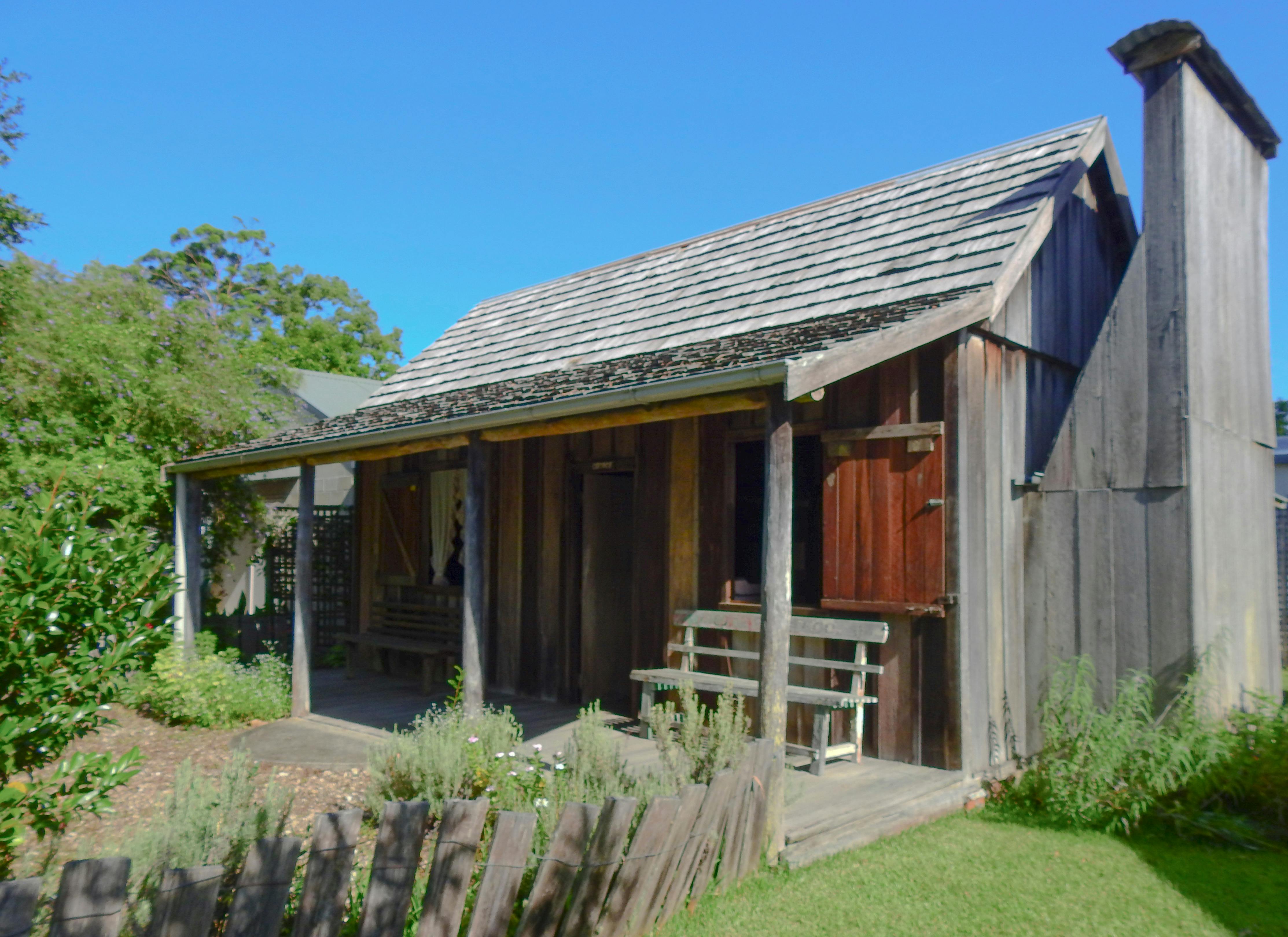 The Pioneer Cottage looking southeast