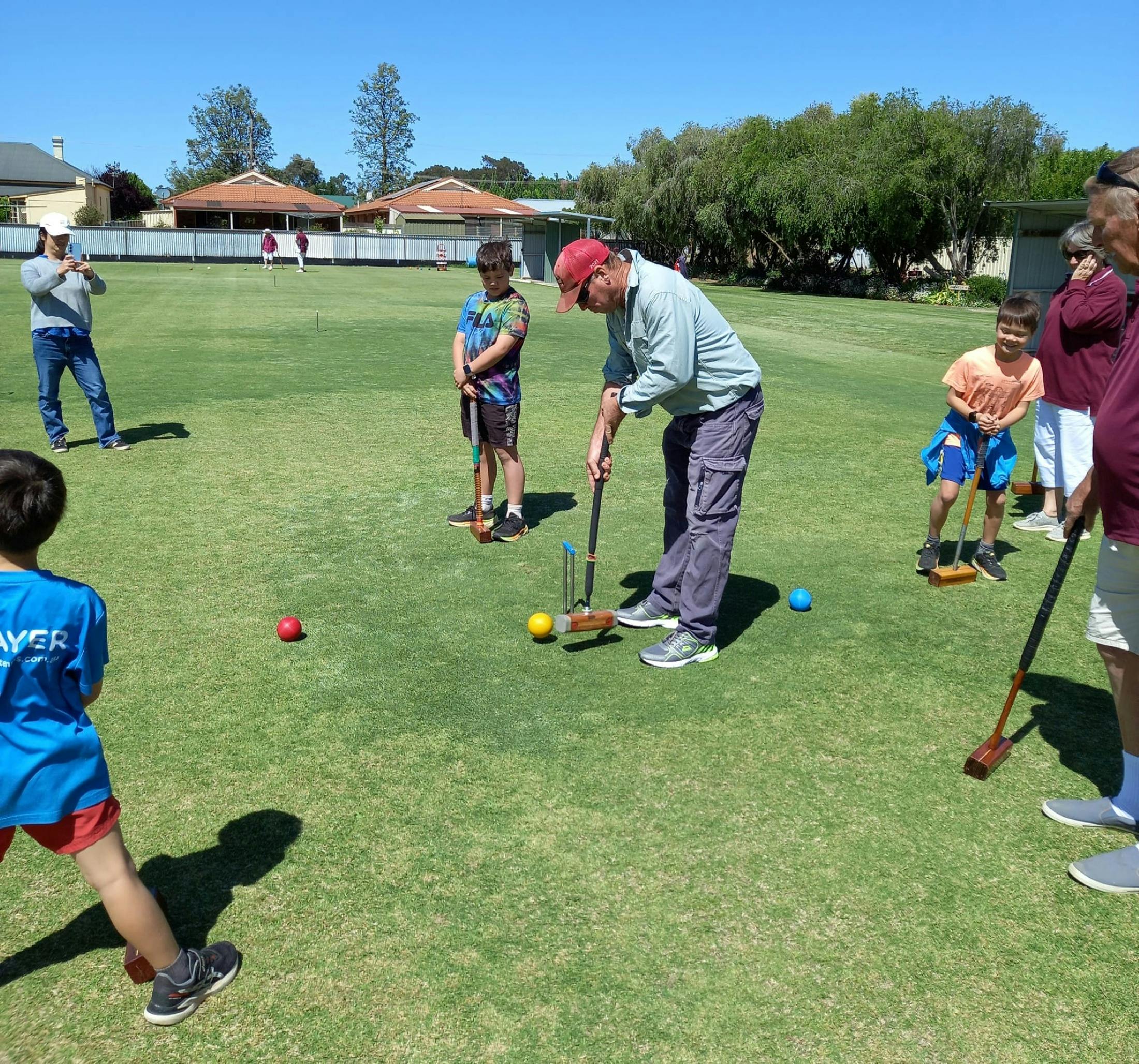 croquet players