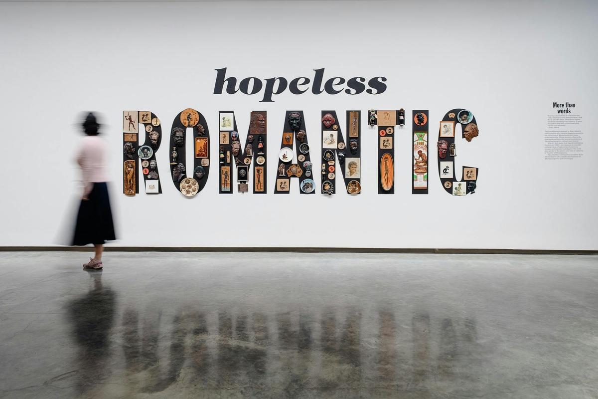 Tony Albert, hopeless ROMANTIC, 2008, found objects, National Gallery of Australia, purchased 2008
