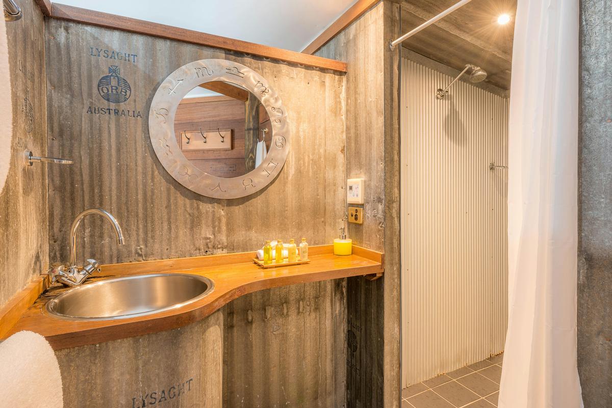 Rustic bathroom