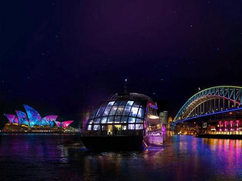 Vivid Sydney 2026 Luxury Dinner Cruises On Sydney’s Newest Glass Boat