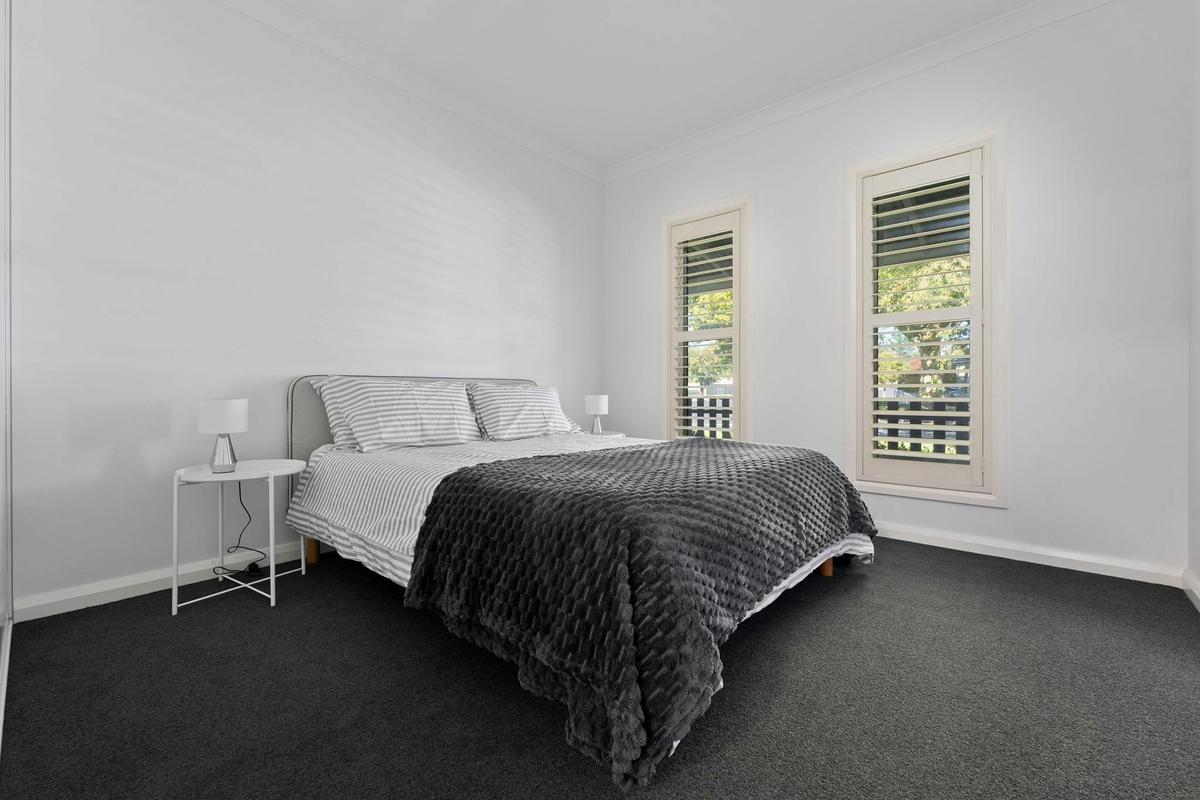 Bedroom with King bed at Morrisset Haven