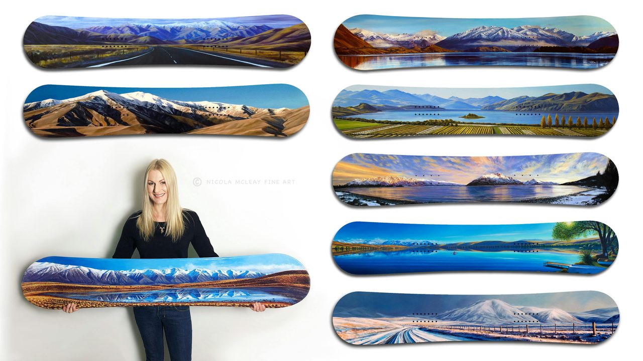 Custom Snowboard Art