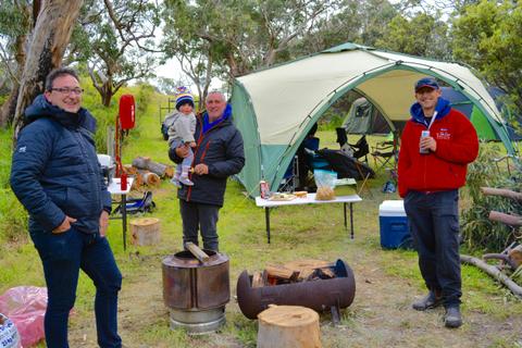 Unpowered Camp Sites - Set in a mannagum forest.