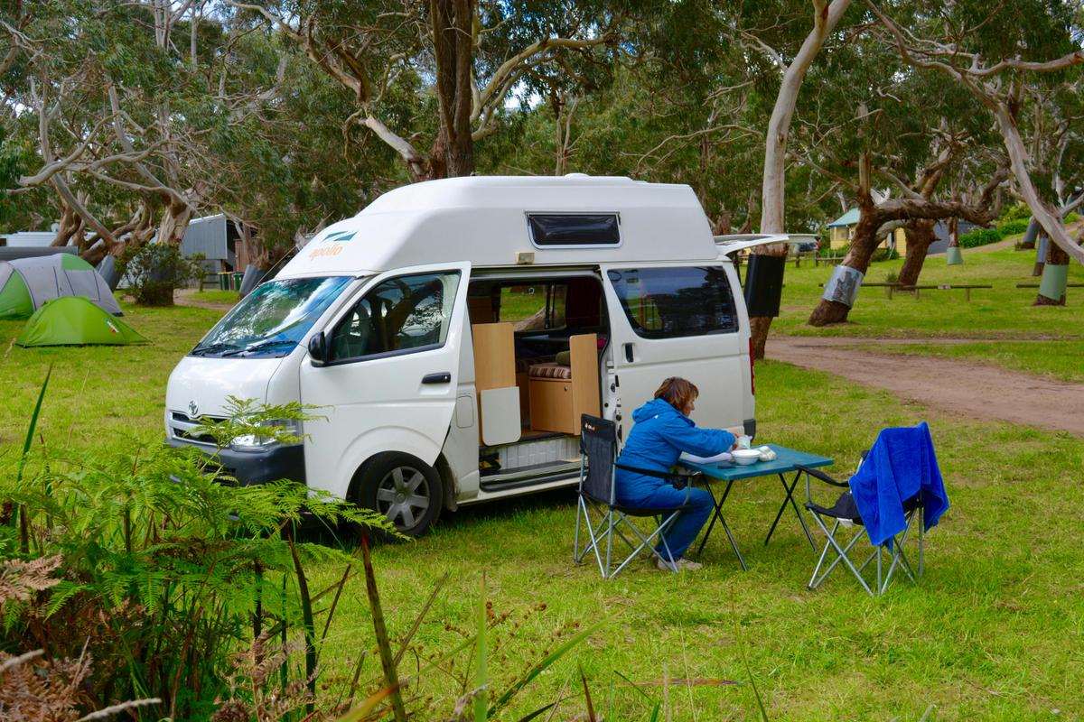 Unpowered Camp Sites - Set in a mannagum forest.