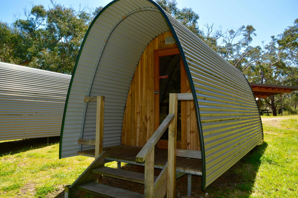 Solid, insulated, lockable camping structures. Ideal to camp in all weather.