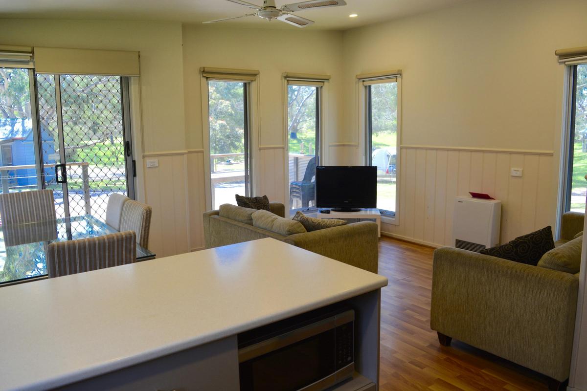 # bedroom family cabin - dinning/lounge room