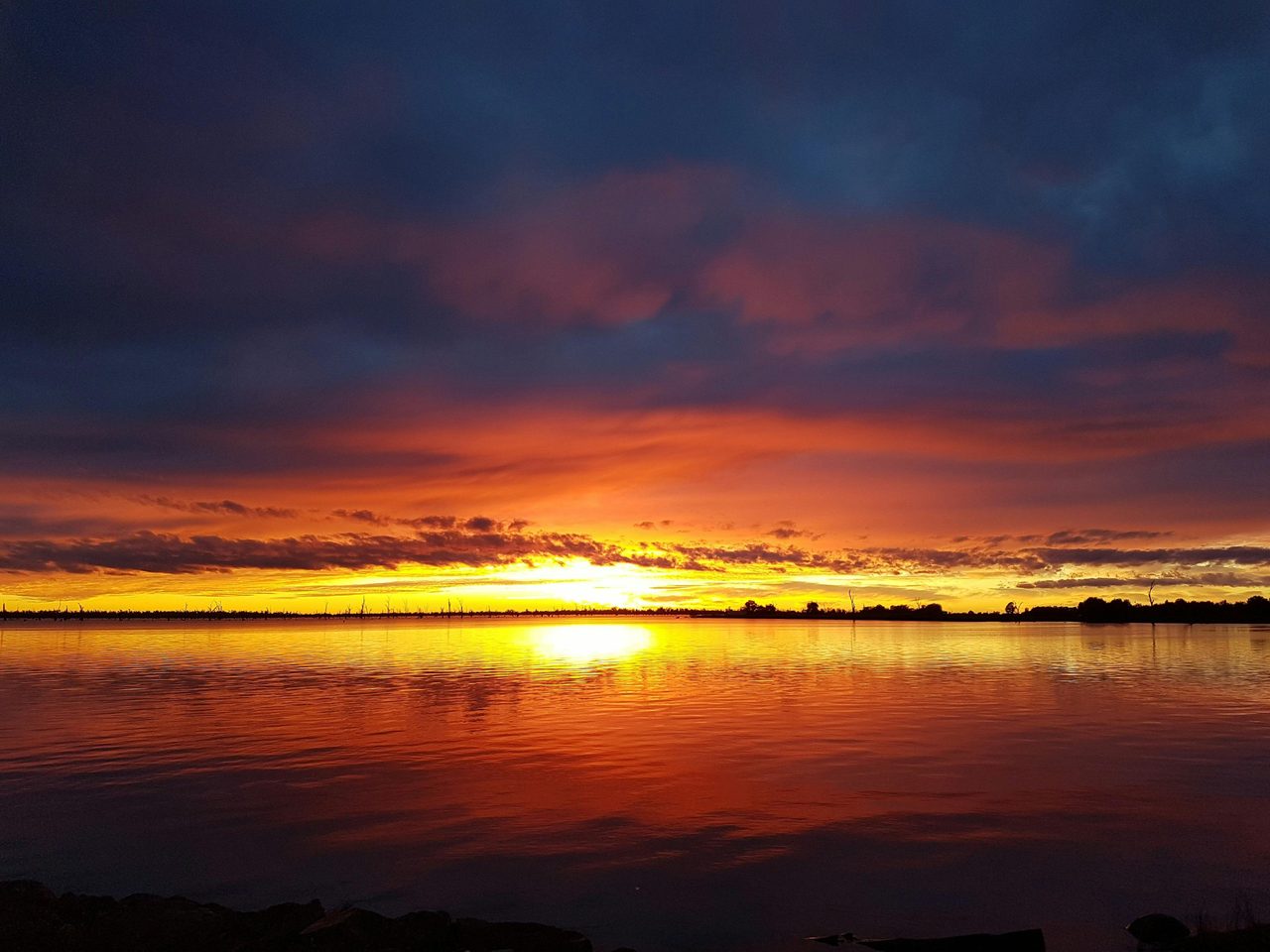 Sunset on Lake Mulwala