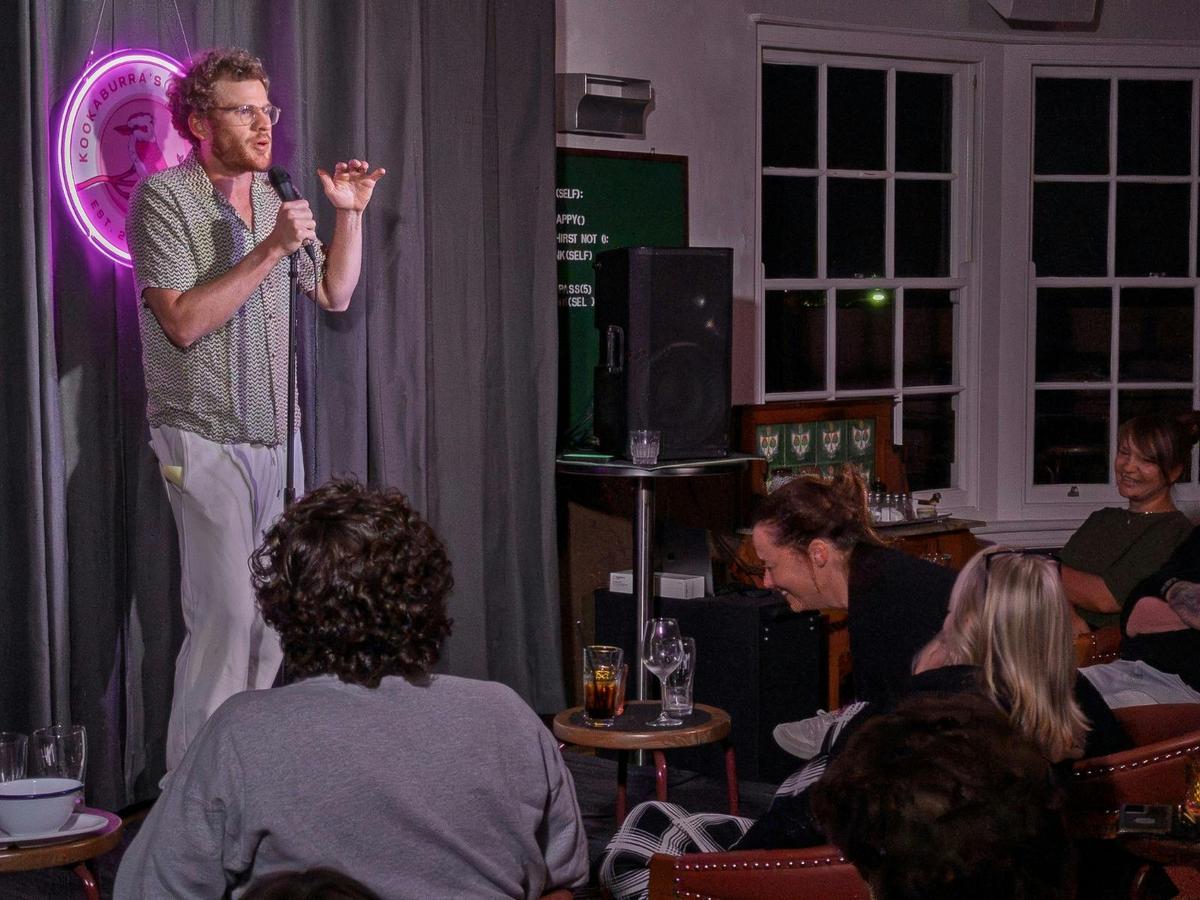 Dan Rath at Kookaburra's Comdedy
