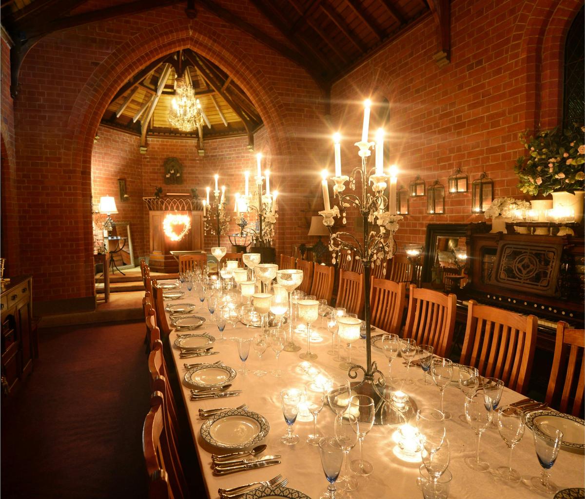 The magnificent 130 yr old intimate private Chapel of Bishop's Court Estate, perfect for all celebra