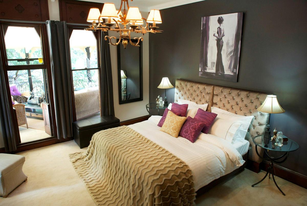 Enjoy the stunning Bishop's Room with adjoing terrace overlooking the parkland gardens