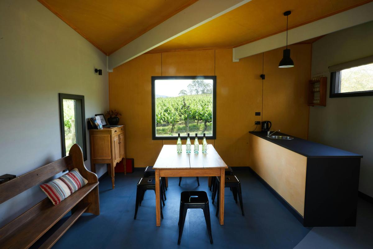 Inside the charming Cellar Door