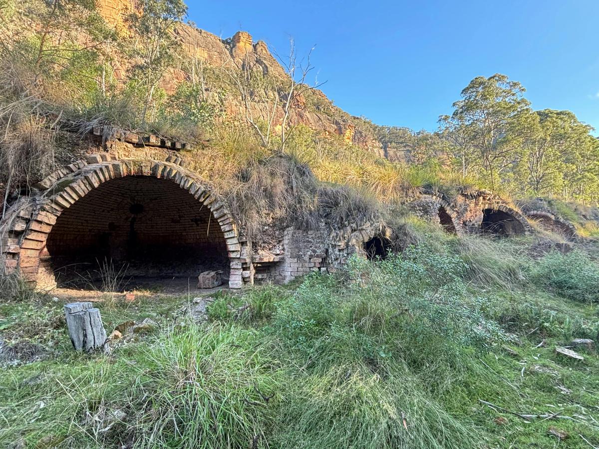 The Coking Ovens, Newnes industrial ruins, Wollemi National Park.
