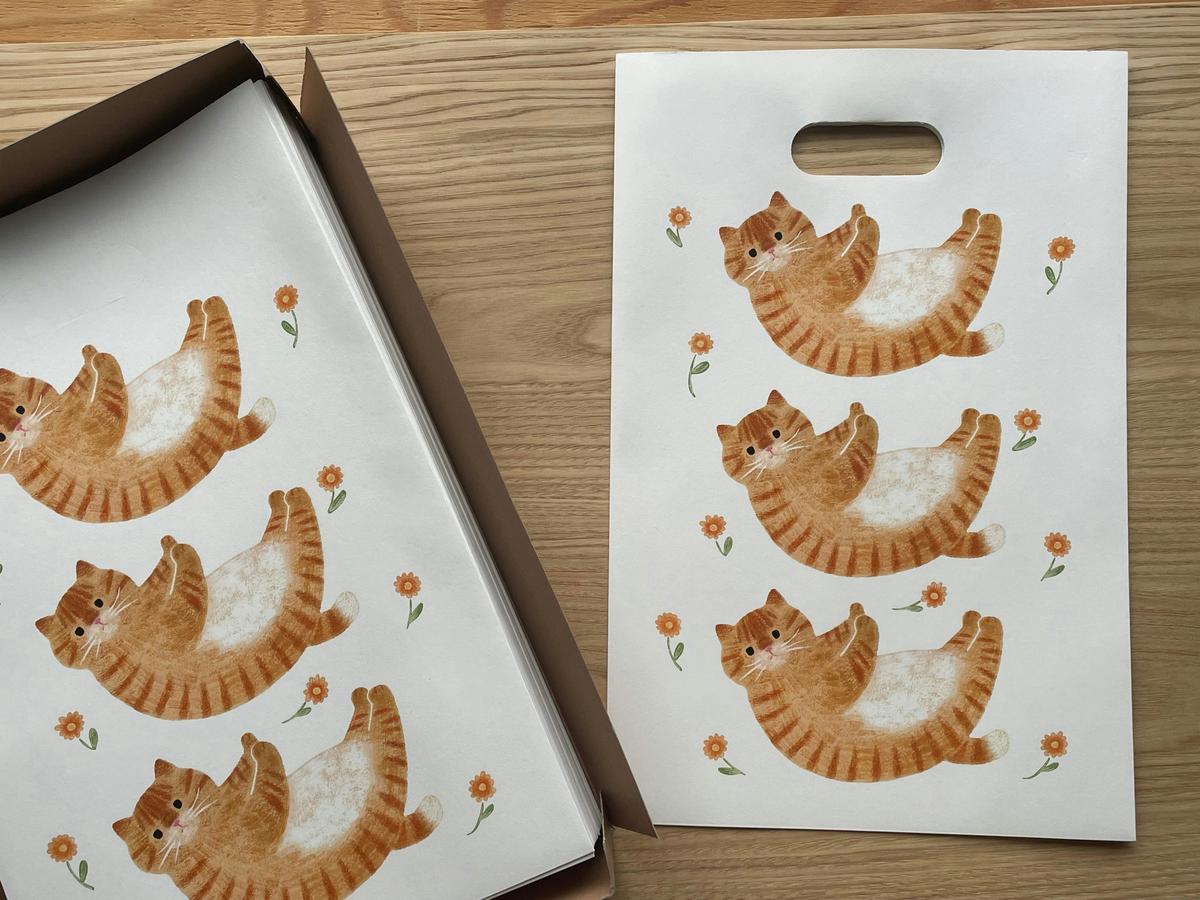 Cat-printed postcards designed and printed in Nagano, Japan—quiet charm in every detail 🐾✉️