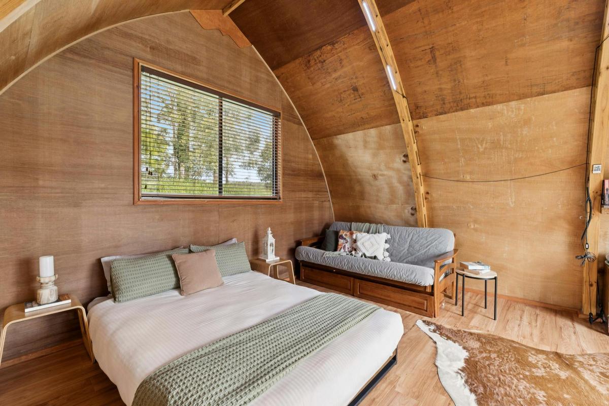 Cabin Style Main Bedroom