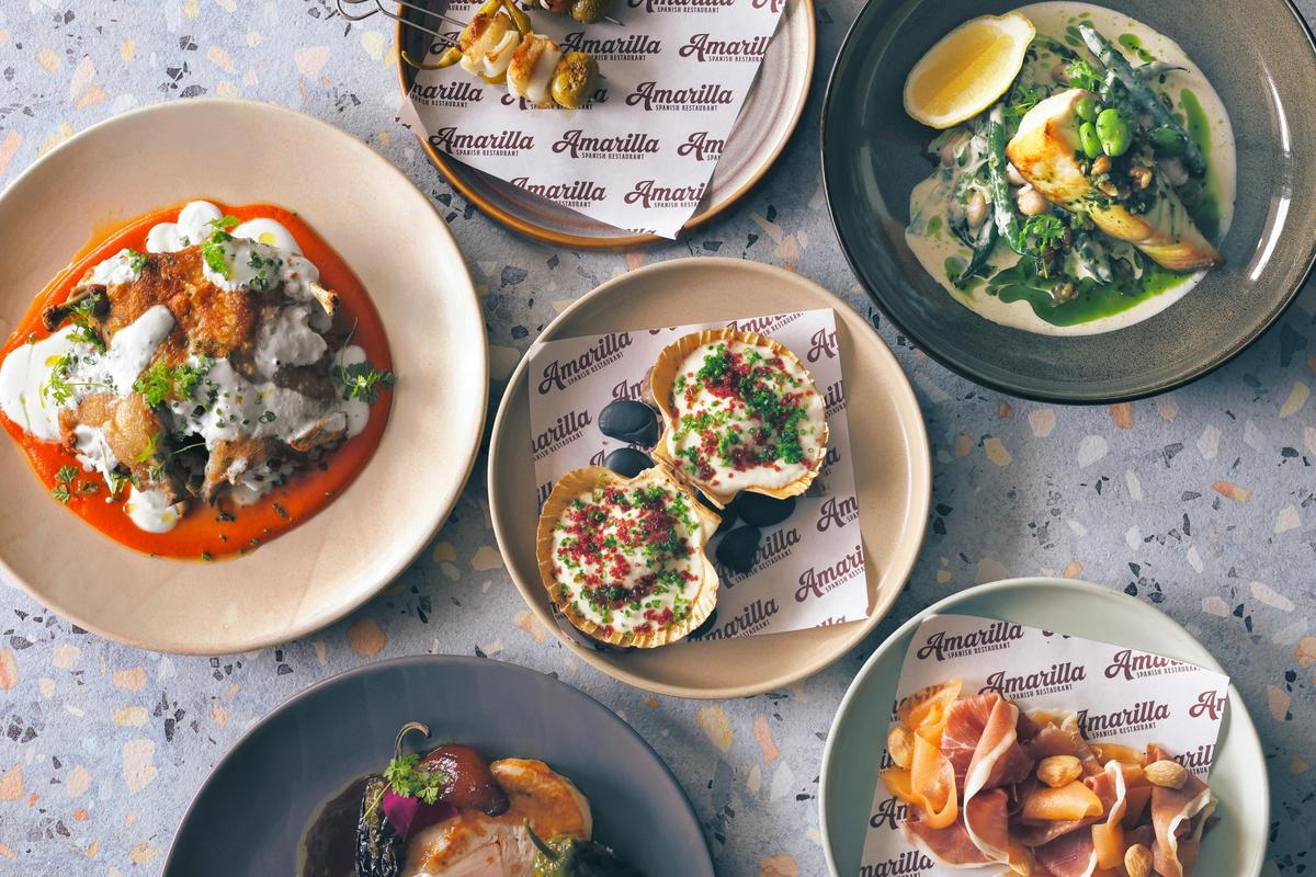 Spanish tapas designed for sharing with the whole table