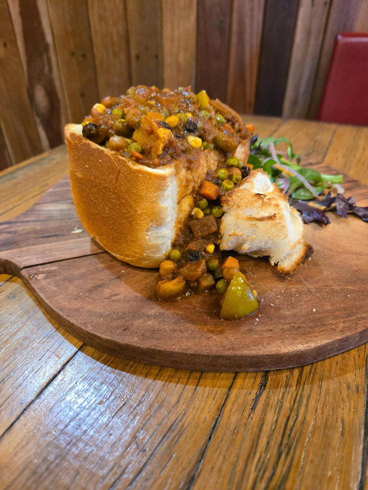 Cape Malay Chicken Bunny Chow