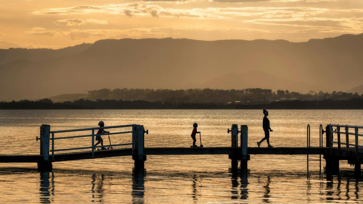 Jetty on Lake Illawarra