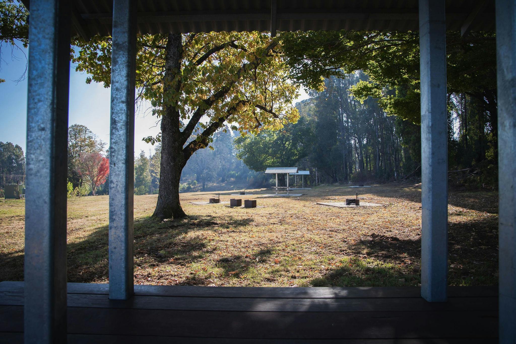 PIcnic table views, Lochinvar Rest Area