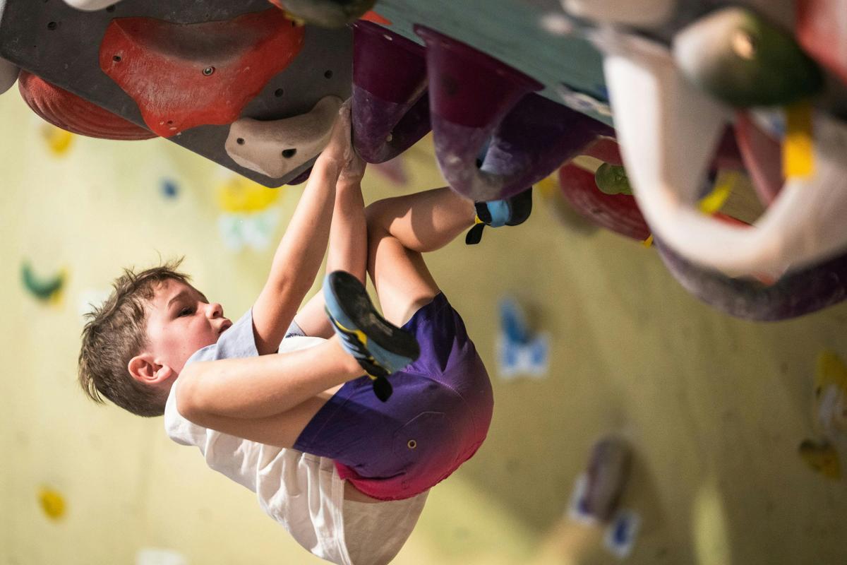youngster on the big wall