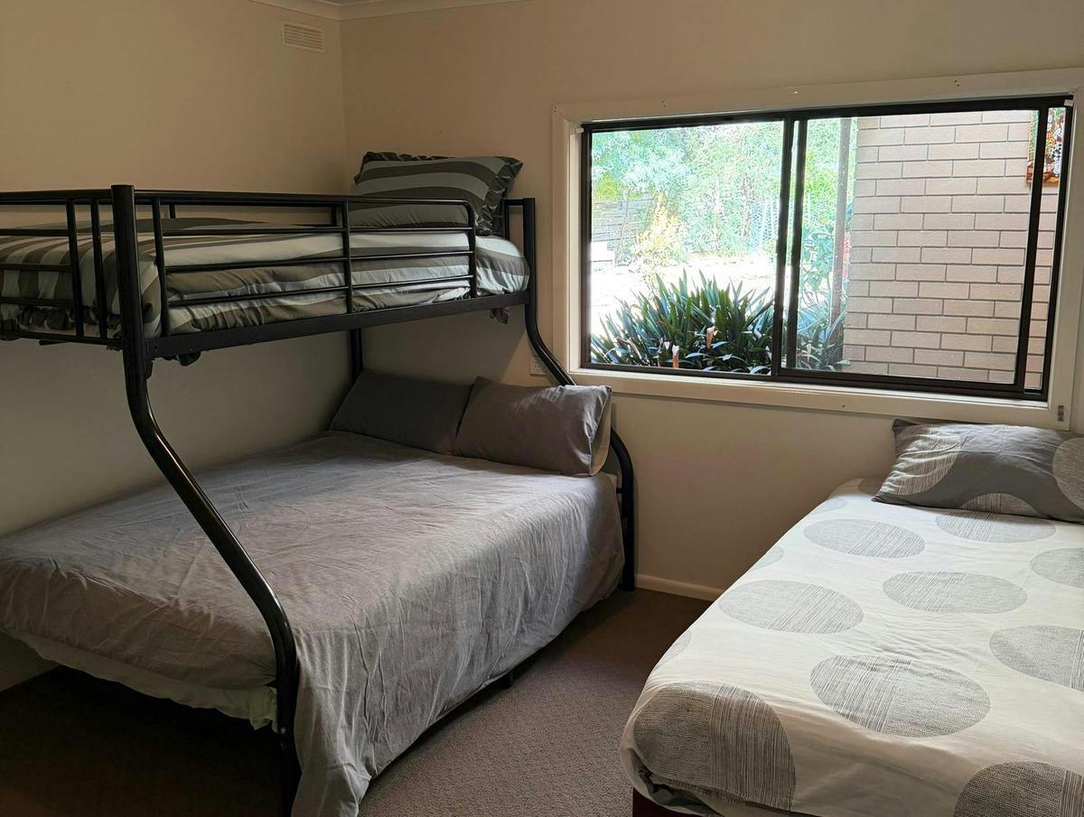 Trio bunk bed and single (bedroom 4)