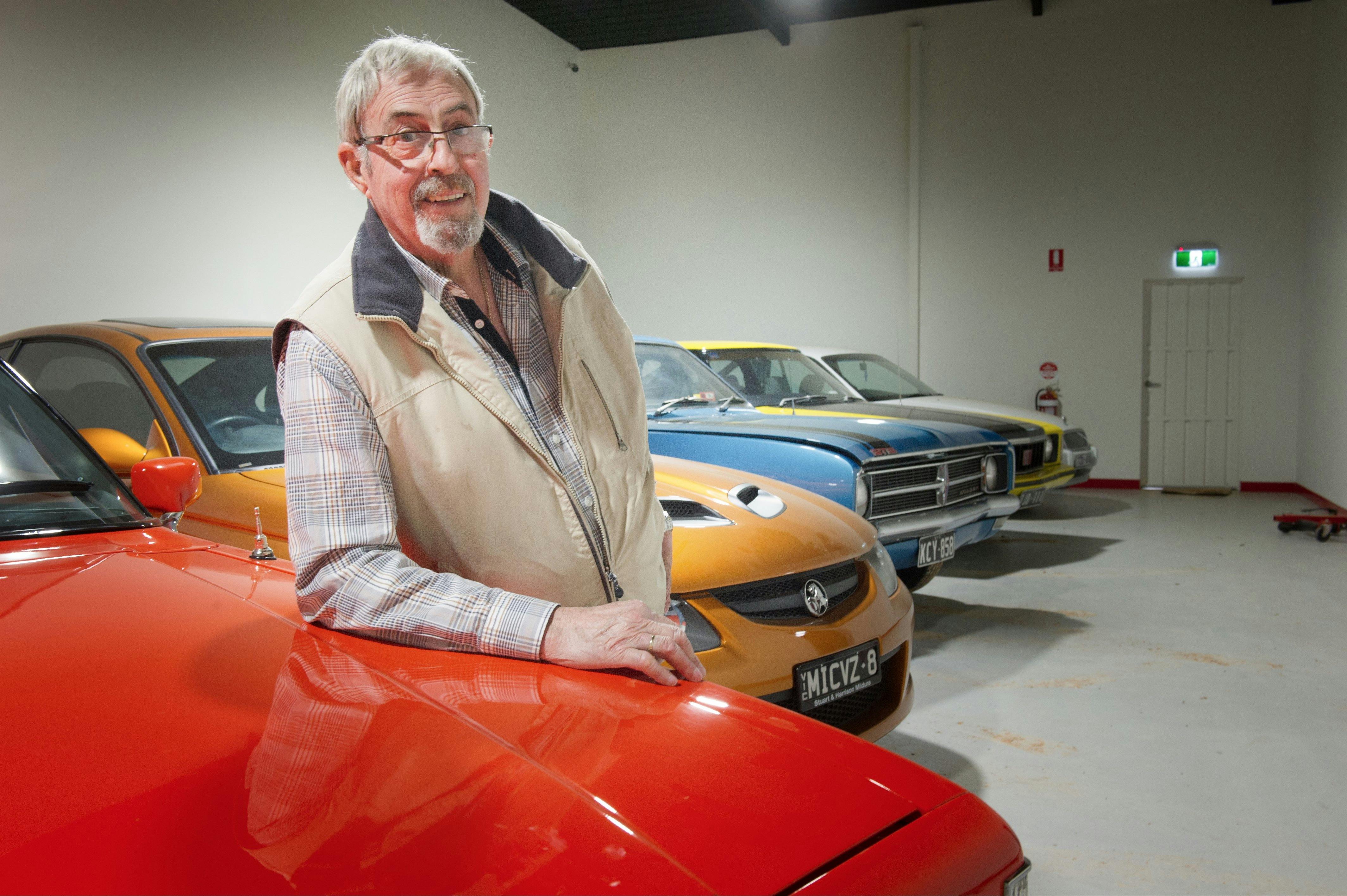 Ron Morello with his pride and joys