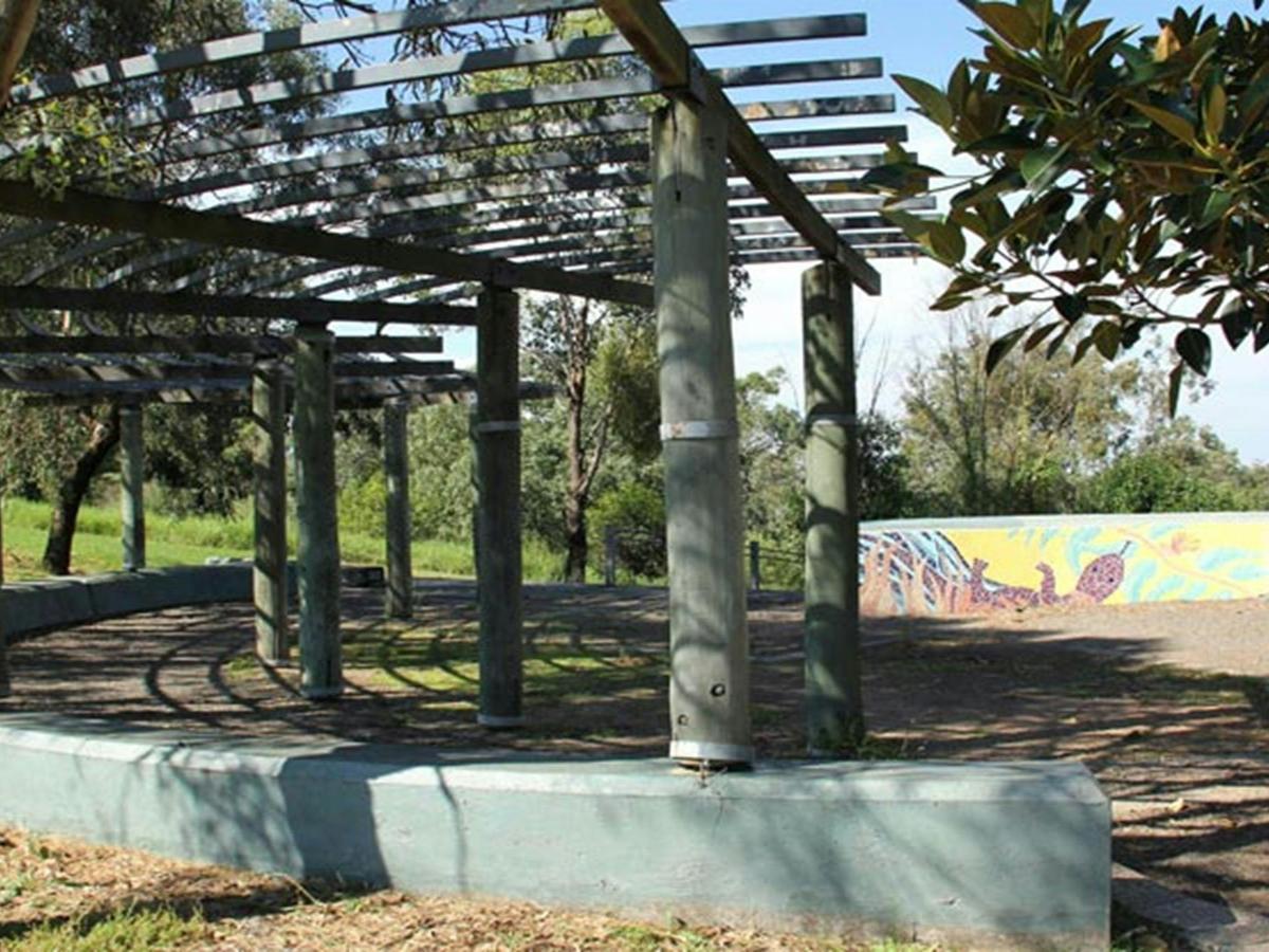 The picnic area at Leacock Regional Park. Photo: John Spencer &copy; DPIE