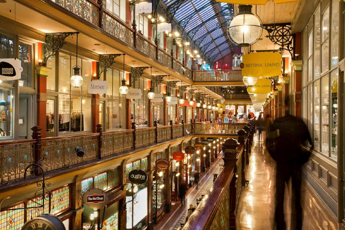 The Strand Arcade inside view of first floor
