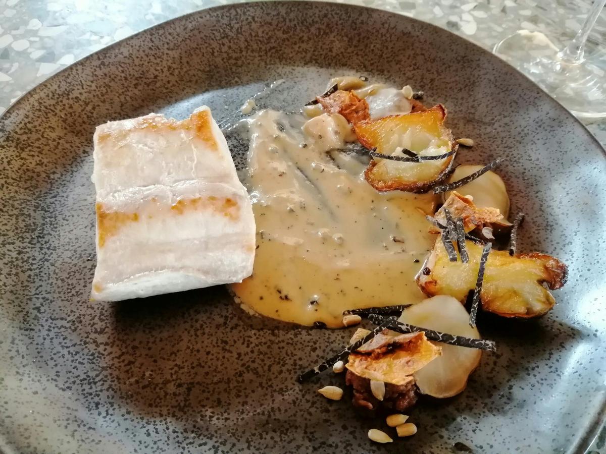 Truffled seafood