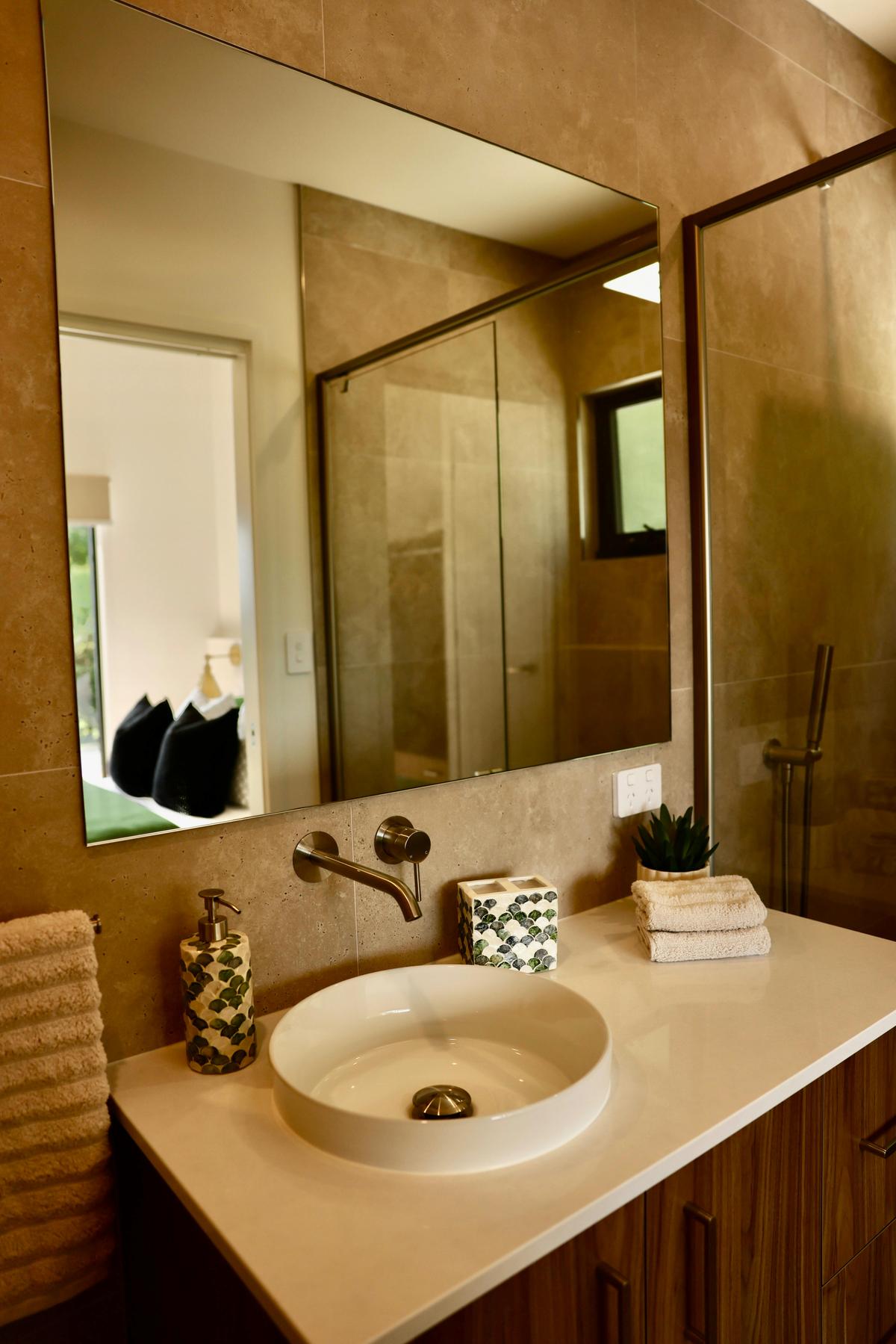 The latest modern bathroom and ensuite awaits