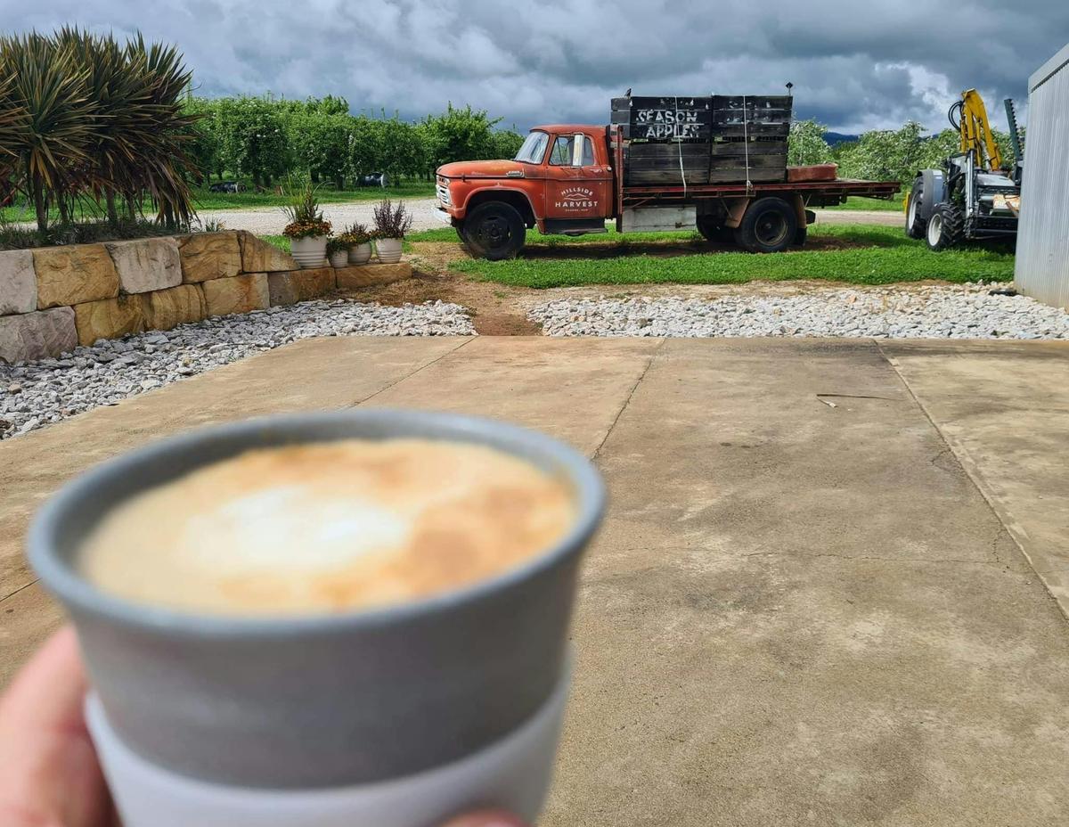Coffee and the iconic Hillside Harvest Truck