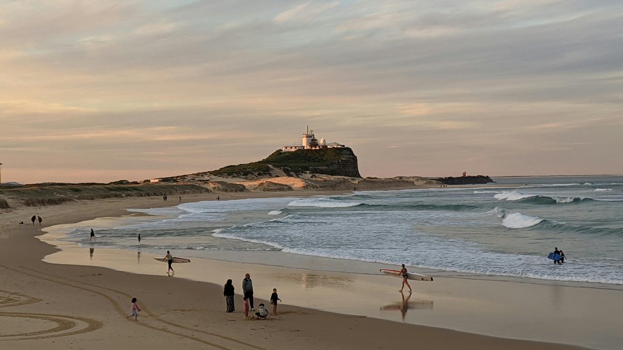 Nobbys Beach Shore
