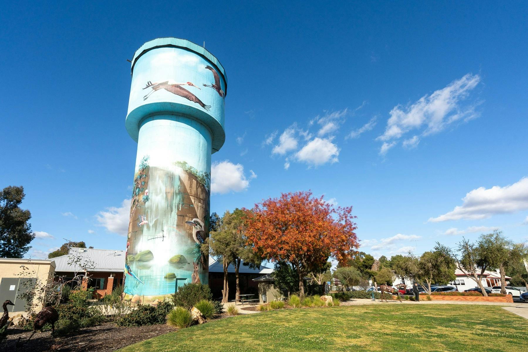 Lockhart Water Tower Mural