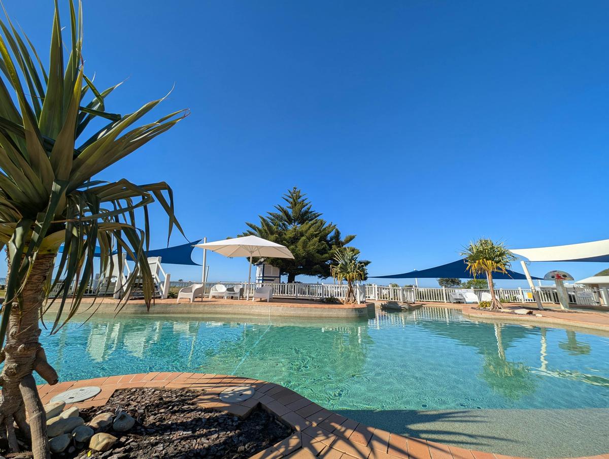 Blue Lagoon Beach Resort lagoon style pool