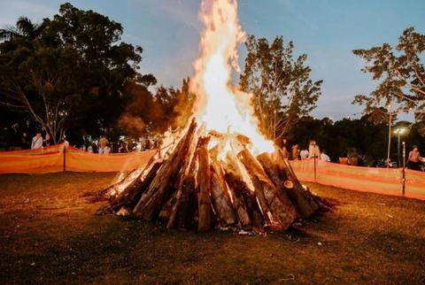 Newrybar Bonfire and Fireworks