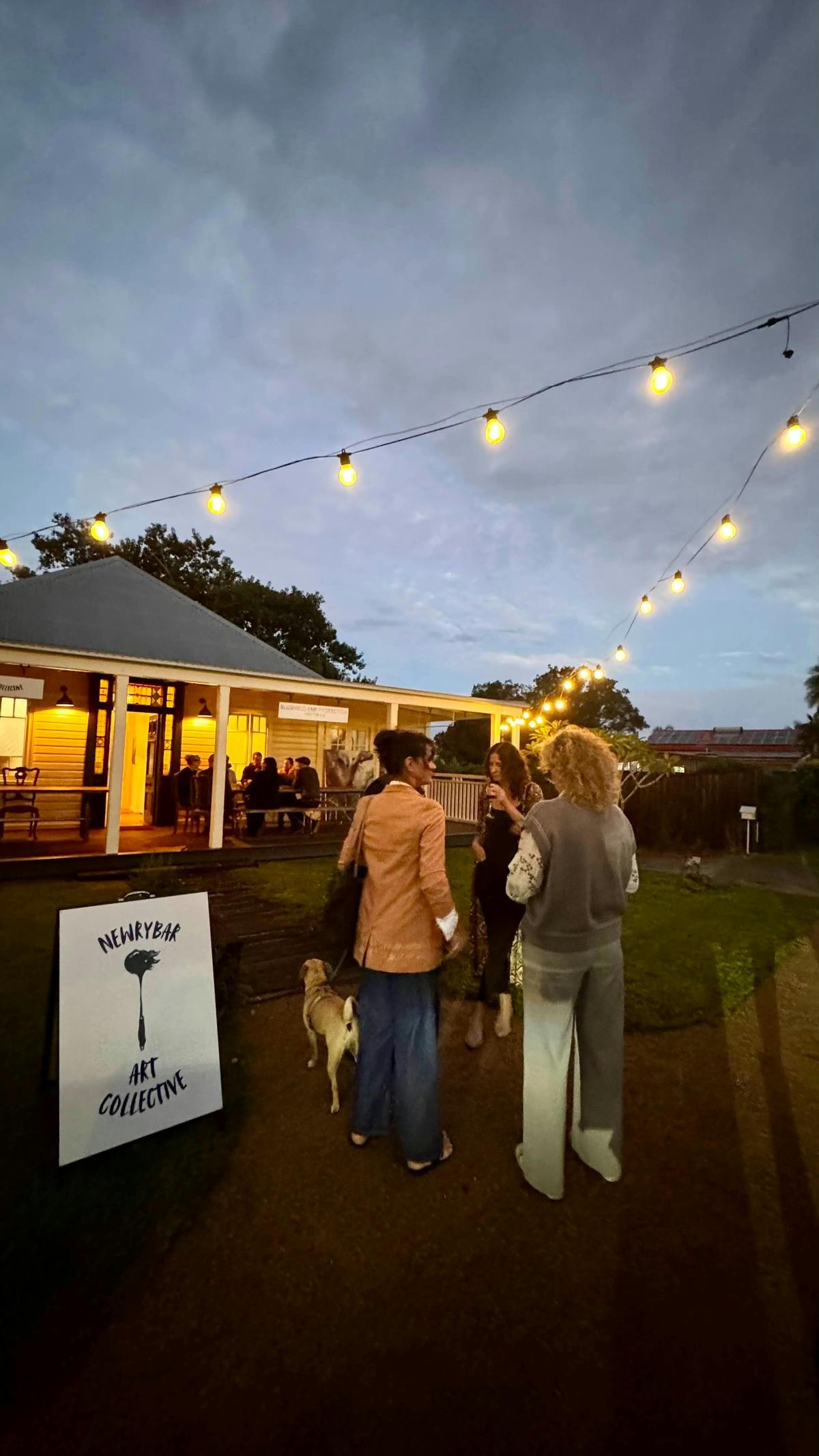 Vistitors to the Newrybar Art Collective
