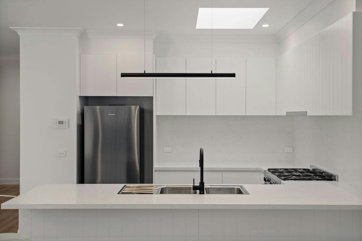 Kitchen at Stylish Central Bathurst Family Stay