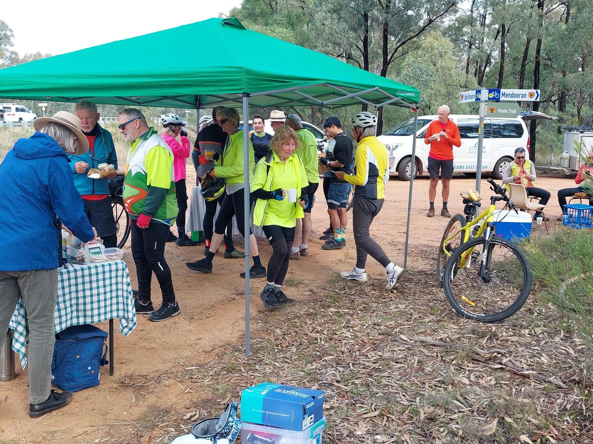 Pop Up Cafe in forrest