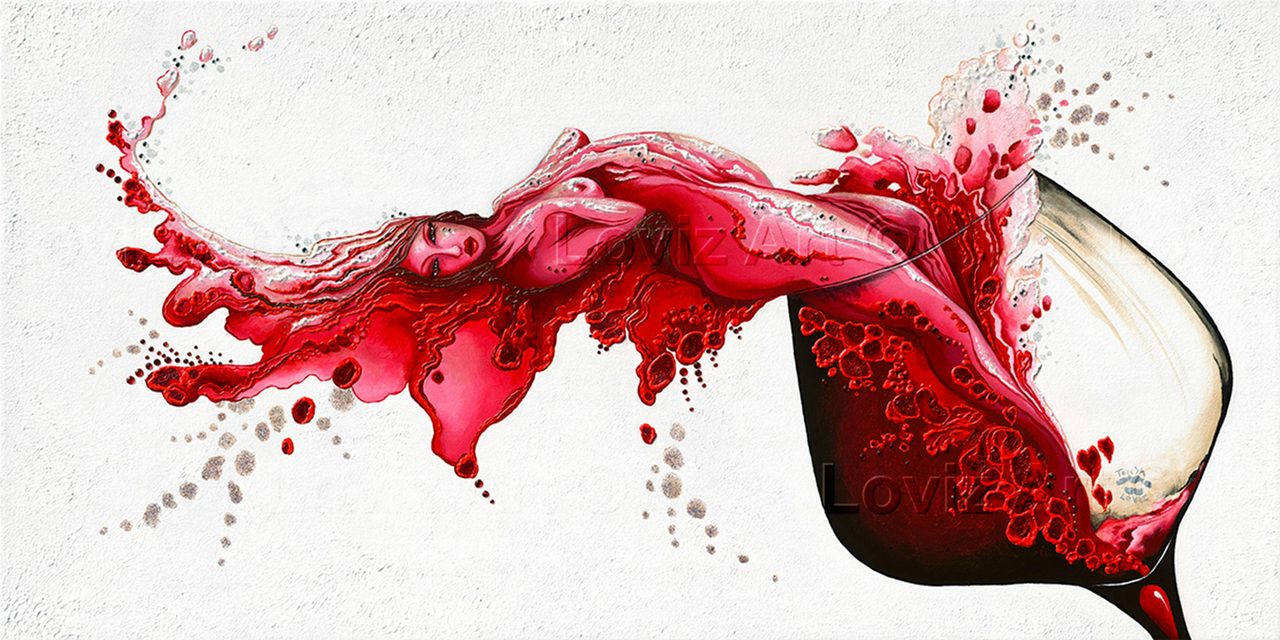 Seductive Red _ Art by Tanya Loviz