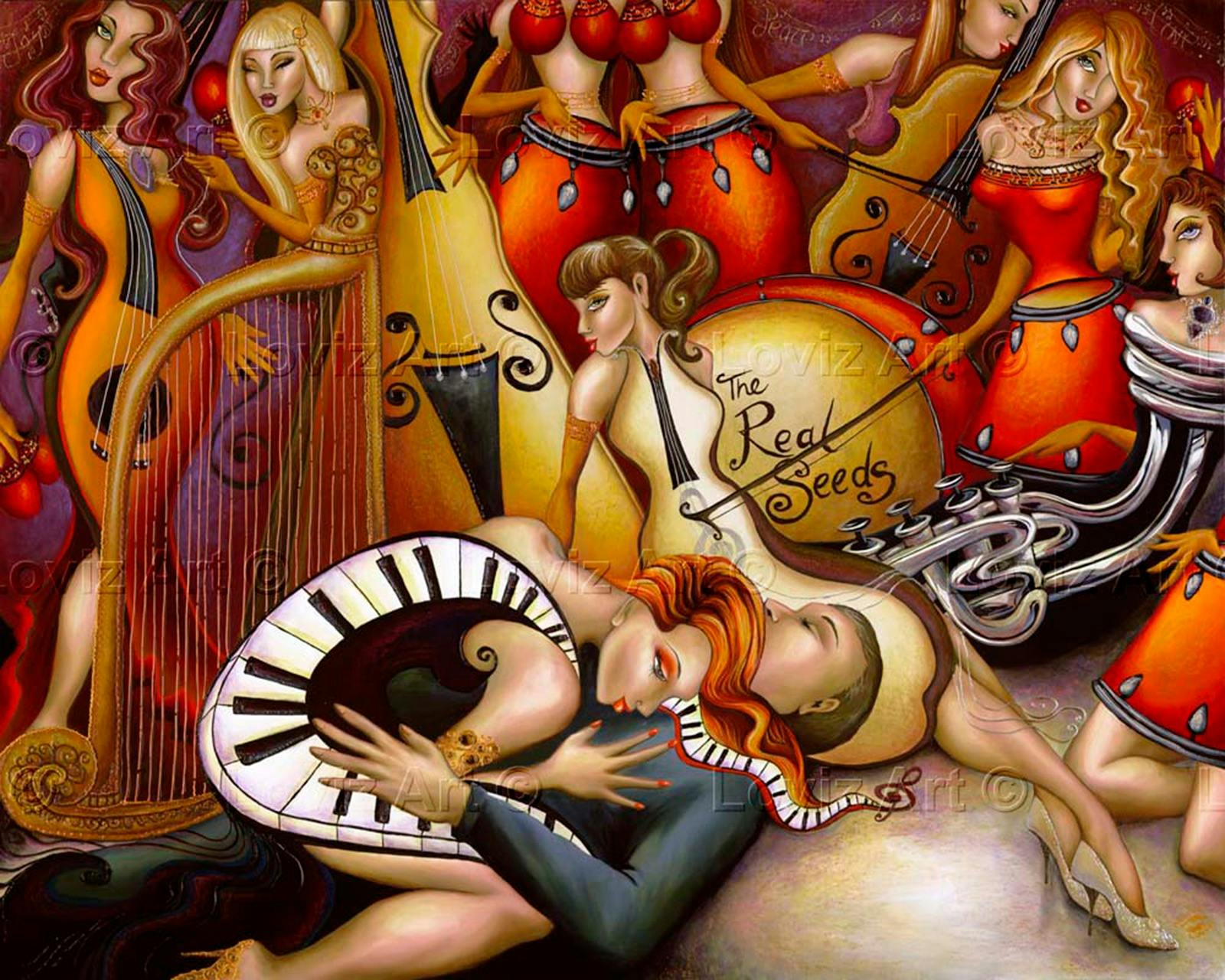 Melodies from the Real Seeds_Art by Tanya Loviz