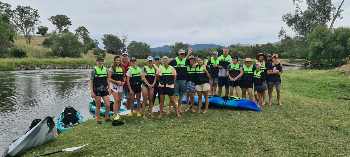 Kayaking near Tumut NSW