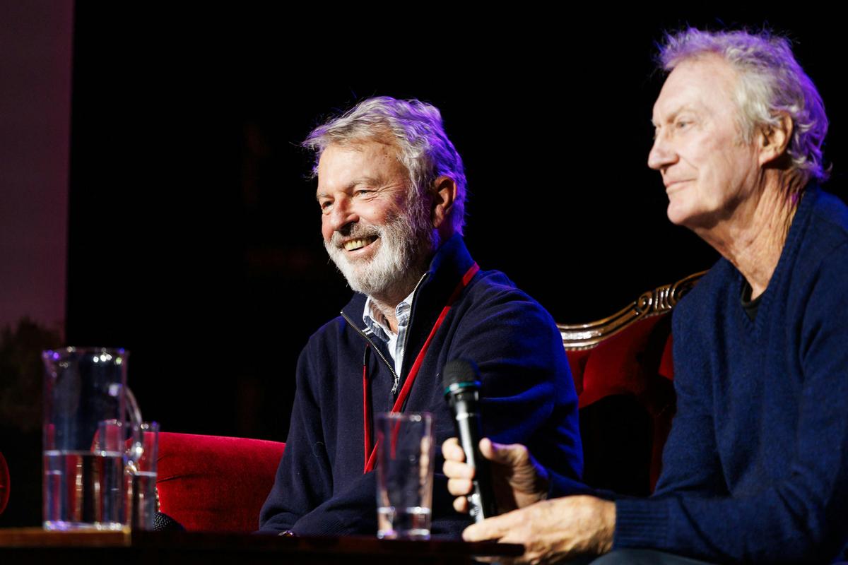 Sam Neill and BRWF Patron Bryan Brown