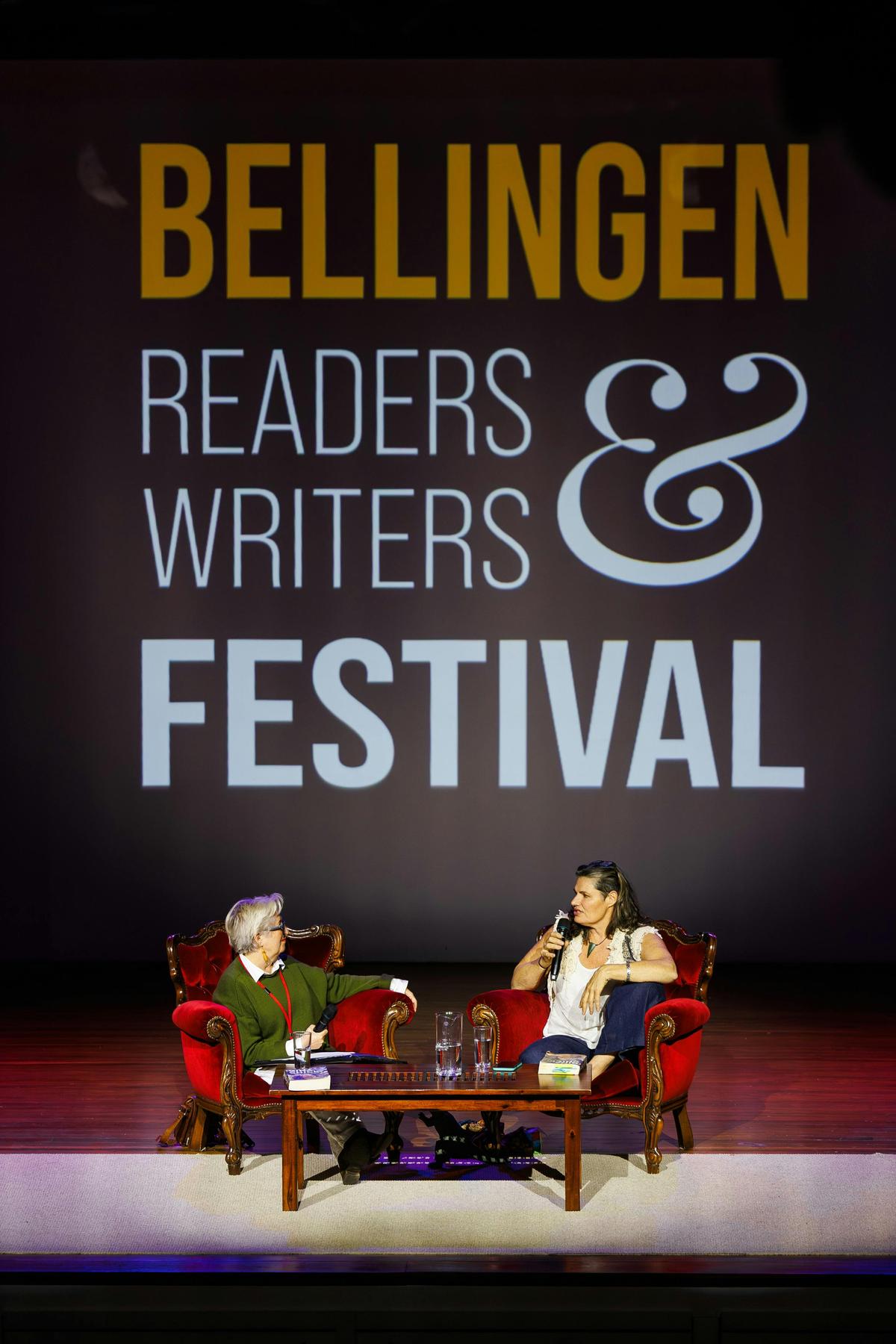 Jane Caro and Gina Chick at BRWF 2025