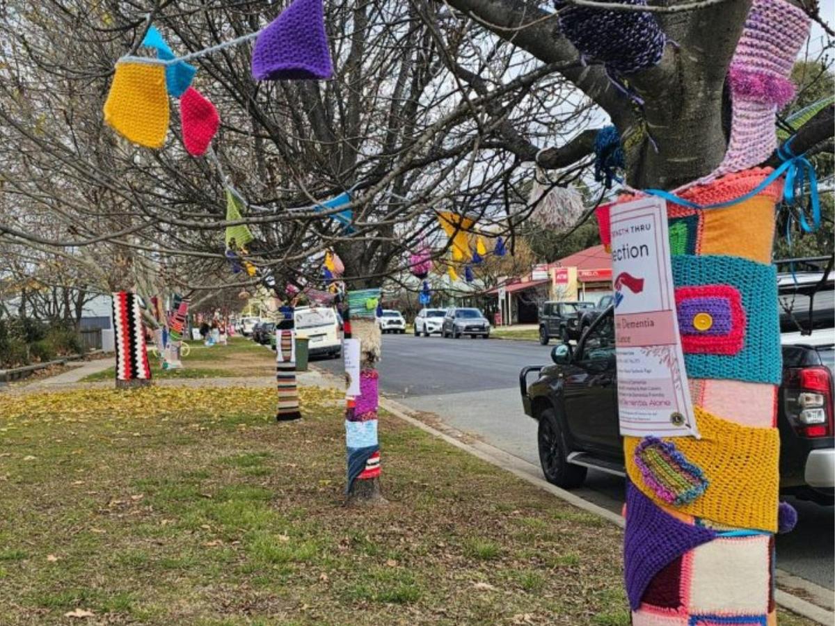 Yarn Bombing - Bungendore